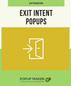 Popup Maker – Exit Intent Popups