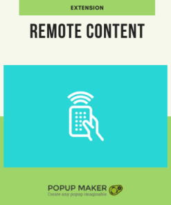 Popup Maker – Remote Content
