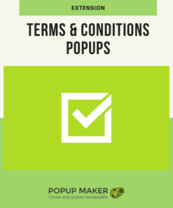 Popup Maker – Terms & Conditions Popups