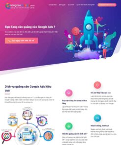 Giao Diện Website Landing Page Dịch Vụ Quảng Cáo Online