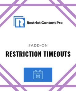 Restrict Content Pro Restriction Timeouts