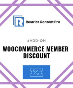 Restrict Content Pro WooCommerce Member Discounts