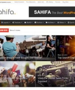 Sahifa – Responsive WordPress News / Magazine / Newspaper Theme