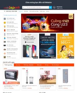 Giao Diện Website Cửa Hàng Thiết Bị Gia Dụng