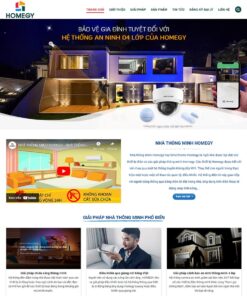 Giao Diện Website Nhà Thông Minh, Smarthome 01