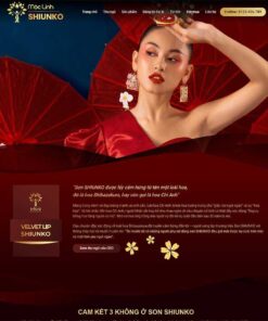 Giao Diện Website Bán Son Môi