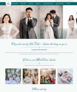 Giao Diện Website Dịch Vụ Studio, Chụp Ảnh Cưới 02