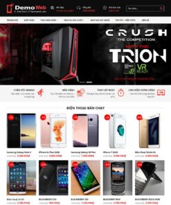 Giao Diện Website Dịch Vụ Chăm Sóc, Sửa Chữa Điện Thoại