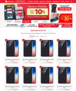 Giao Diện Website Sửa Chữa Điện Thoại 03