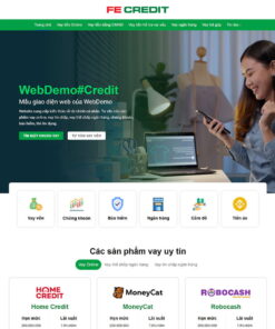 Giao Diện Website Vay Vốn, Tài Chính 03