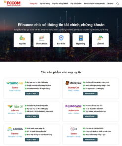 Giao Diện Website Vay Vốn, Tài Chính 04