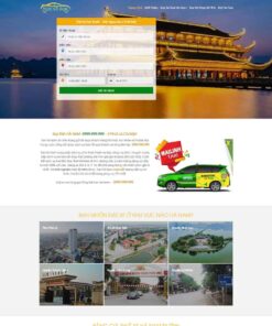 Giao Diện Website Landing Page Dịch Vụ Taxi