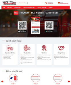 Giao Diện Website Dịch Vụ Thuê Xe Taxi 03