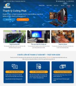 Giao Diện Website Thu Mua Máy Tính