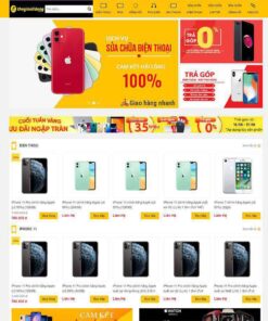 Giao Diện Website Thế Giới Di Động