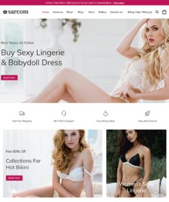 Giao Diện Website Thời Trang Nội Y