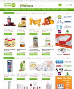 Giao Diện Website Thực Phẩm Chức Năng 14