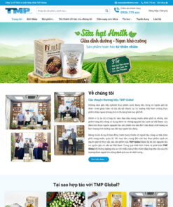 Giao Diện Website Thực Phẩm Sạch 02