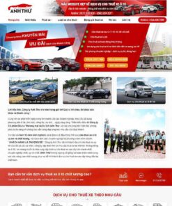 Giao Diện Website Dịch Vụ Thuê Xe 04