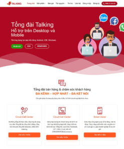 Giao Diện Website Tổng Đài Call Center