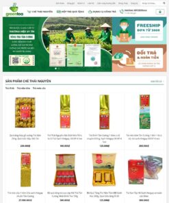 Giao Diện Website Bán Trà Xanh 03