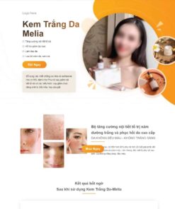 Giao Diện Website Landing Page Kem Trị Nám