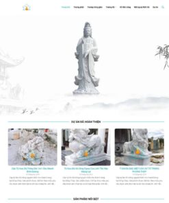 Giao Diện Website Tượng Phật, Điêu Khắc