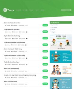 Giao Diện Website Tuyển Dụng, Việc Làm 01