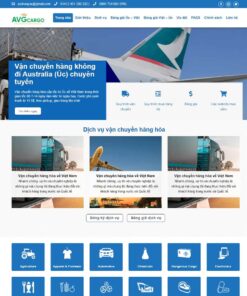 Giao Diện Website Dịch Vụ Vận Chuyển Quốc Tế Logistic