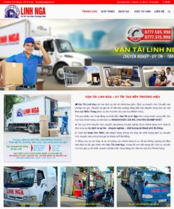Giao Diện Website Dịch Vụ Vận Tải