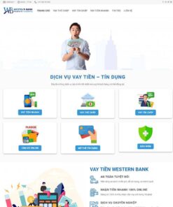 Giao Diện Website Dịch Vụ Vay Tiền 02