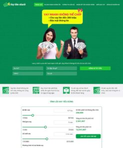 Giao Diện Website Dịch Vụ Tín Dụng, Vay Tiền Nhanh