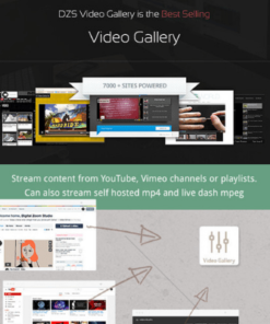 Video Gallery WordPress Plugin /w YouTube, Vimeo, Facebook pages