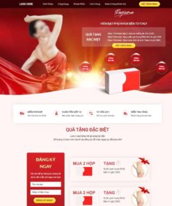 Giao Diện Website Landing Page Viên Đặt Phụ Khoa