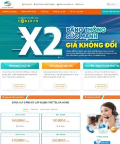 Giao Diện Website Dịch Vụ Lắp Mạng Internet 02