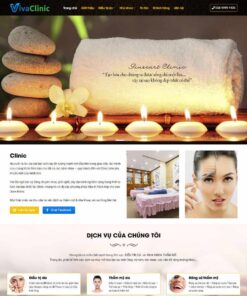 Giao Diện Website Nha Khoa, Thẩm Mỹ Viện 02