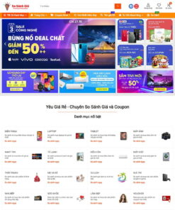 Giao Diện Website Web So Sánh, Tiếp Thị Liên Kết