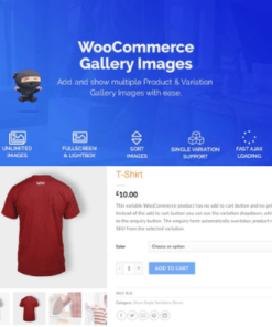 WooCommerce Product & Variation Gallery Images