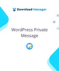 WP Download Manager – WordPress Private Message