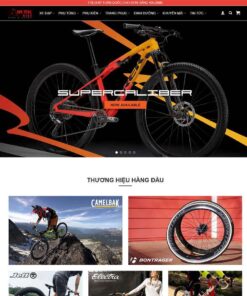 Giao Diện Website Bán Phụ Kiện Xe Đạp