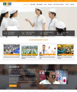 Giao Diện Website Công Ty Xuất Khẩu Lao Động 03