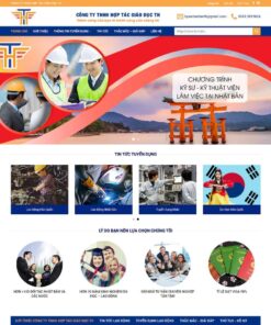 Giao Diện Website Công Ty Xuất Khẩu Lao Động 05