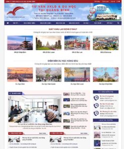 Giao Diện Website Xuất Khẩu Lao Động 07