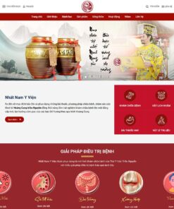 Giao Diện Website Phòng Khám Y Học Cổ Truyền